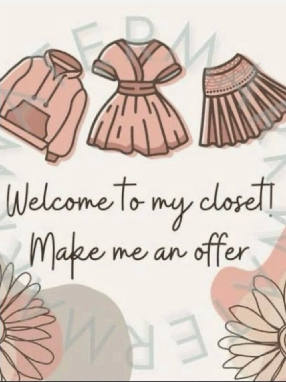 Welcome to My Closet Graphic Print - Blush Pink